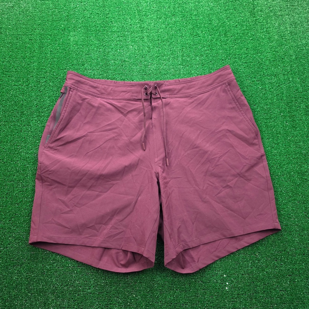 Ten Thousand The Foundation‎ Short Mens 2XL Maroon Training Gym Active Workout